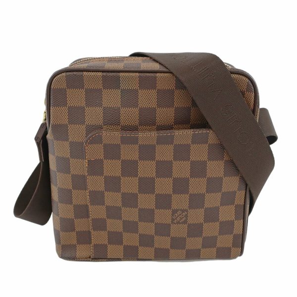 t2312 05 008332nt Louis Vuitton Olaf PM Shoulder Bag Damier Brown N41442