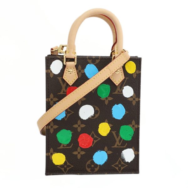 t2312 05 009650cs Louis Vuitton Petite Sac Plat M81867 Monogram Painted Dot Multicolor Handbag 2WAY Shoulder Bag