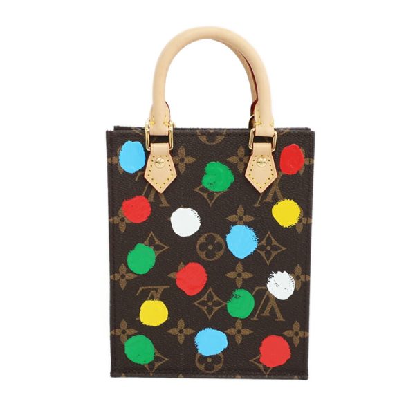 t2312 05 009650cs 01 Louis Vuitton Petite Sac Plat M81867 Monogram Painted Dot Multicolor Handbag 2WAY Shoulder Bag