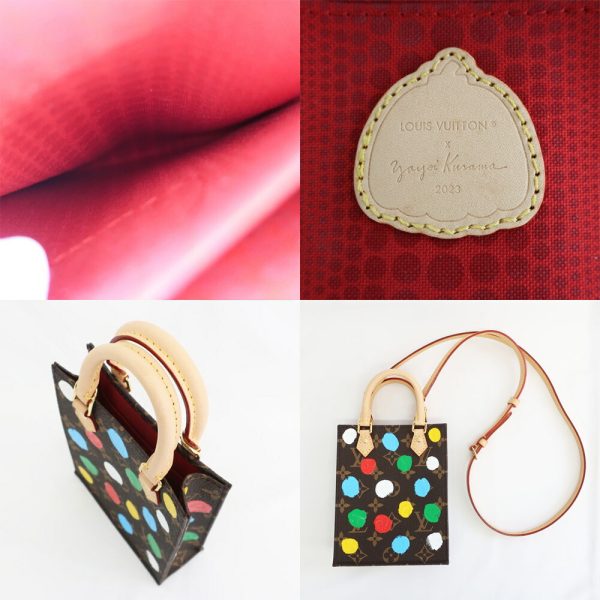 t2312 05 009650cs 04 Louis Vuitton Petite Sac Plat M81867 Monogram Painted Dot Multicolor Handbag 2WAY Shoulder Bag