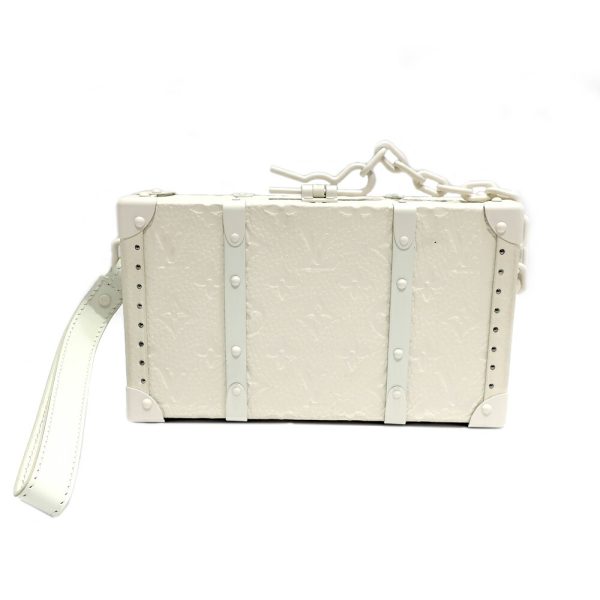 t2401 05 009389rn Louis Vuitton Wallet Trunk White Clutch Wallet Taurillon Leather