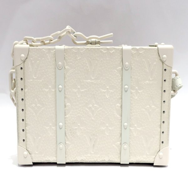 t2401 05 009389rn 01 Louis Vuitton Wallet Trunk White Clutch Wallet Taurillon Leather