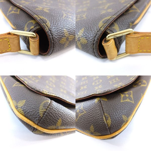 t2402 06 001204kh 08 Louis Vuitton Musette Tango Shoulder Bag Brown