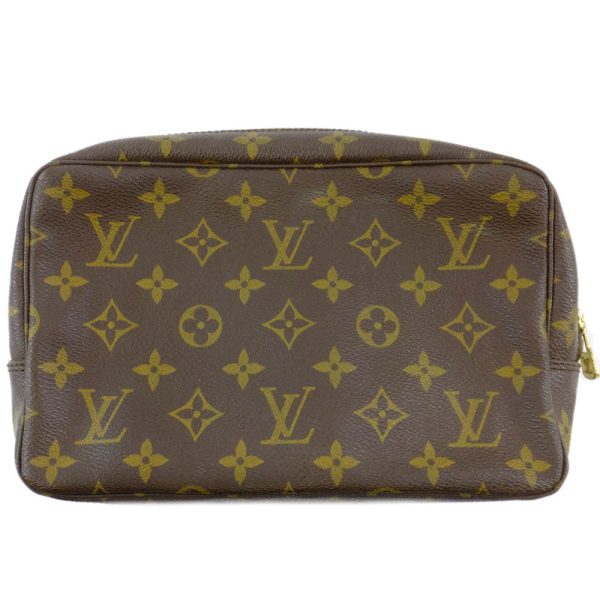 t2404 06 002586kh Louis Vuitton True Toilet Pouch Monogram Brown