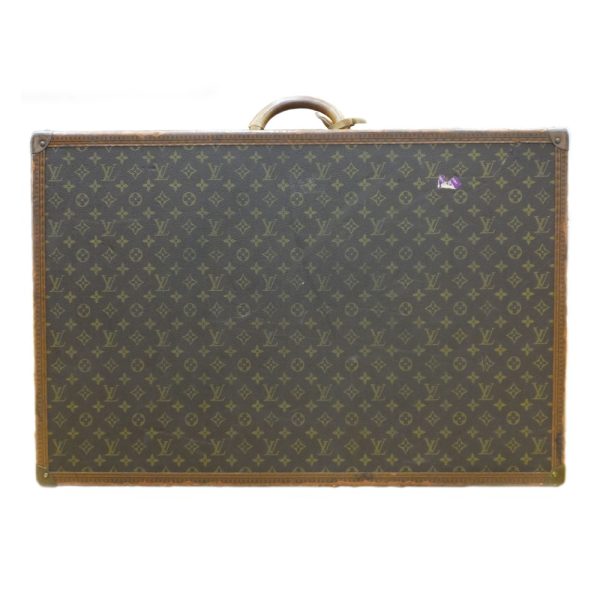 t2405 06 003243kh Louis Vuitton Alzer 80 Trunk Case Bag M21222 Monogram Brown Leather