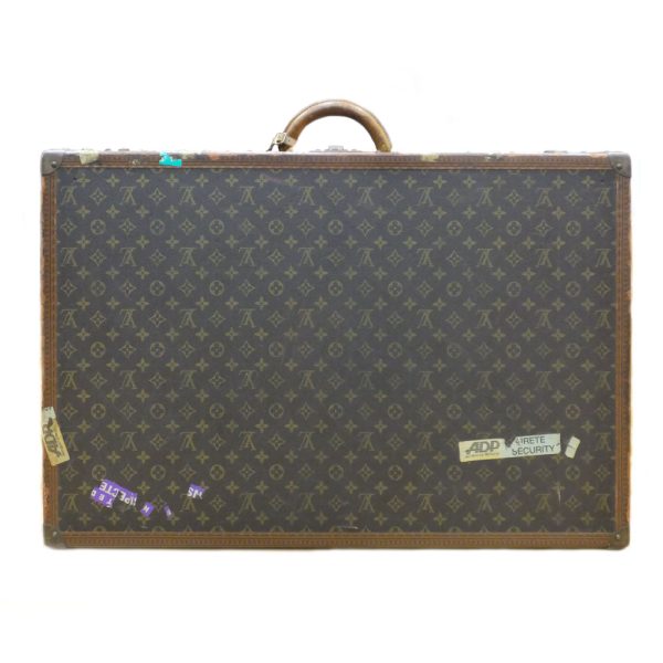 t2405 06 003243kh 01 Louis Vuitton Alzer 80 Trunk Case Bag M21222 Monogram Brown Leather