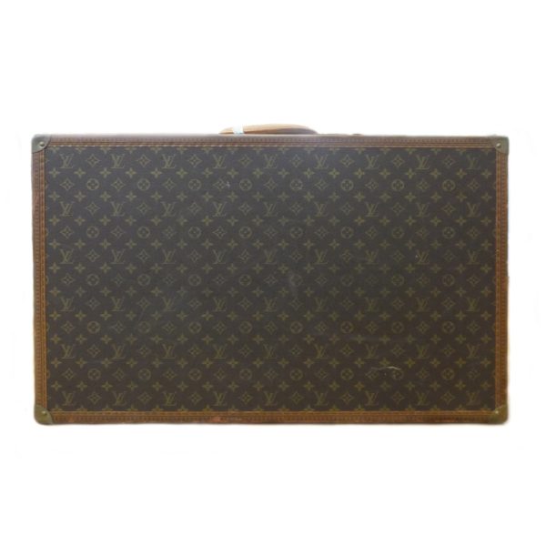 t2405 06 003244kh 01 Louis Vuitton Alzer 75 Trunk Case Bag M21225 Monogram Brown Leather