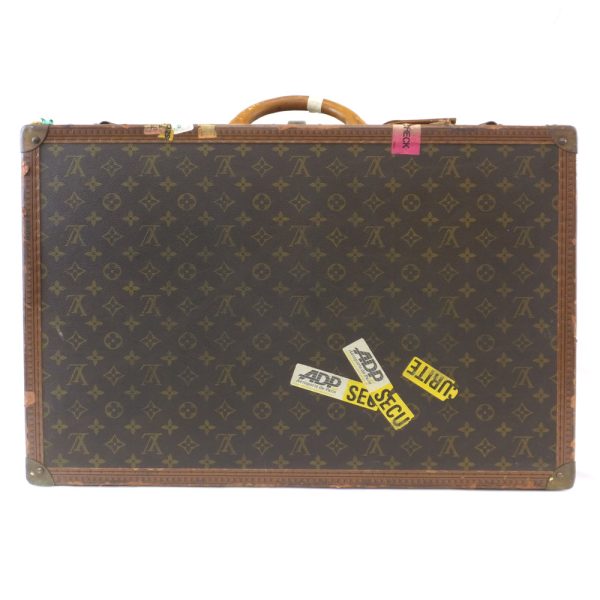 t2405 06 003245kh Louis Vuitton Alzer 60 Trunk Case Bag Monogram Brown