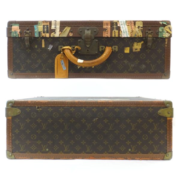 t2405 06 003245kh 03 Louis Vuitton Alzer 60 Trunk Case Bag Monogram Brown