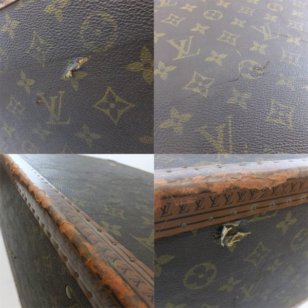 t2405 06 003245kh 08 Louis Vuitton Alzer 60 Trunk Case Bag Monogram Brown