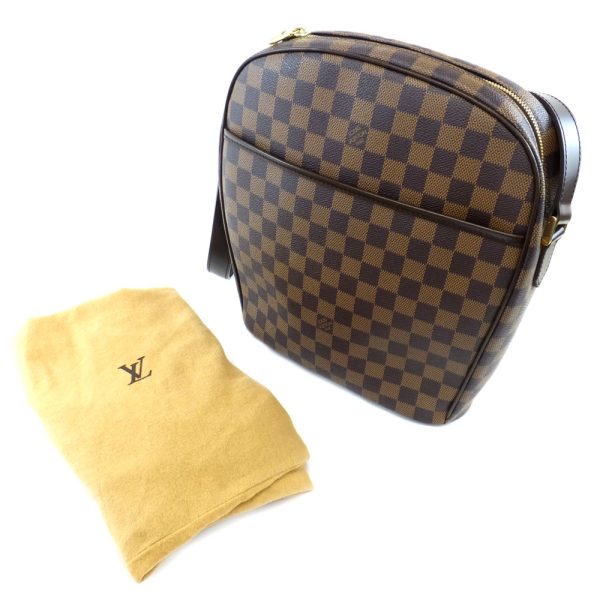 t2405 06 003604kh 10 Louis Vuitton Ipanema GM Shoulder Bag Damier Brown