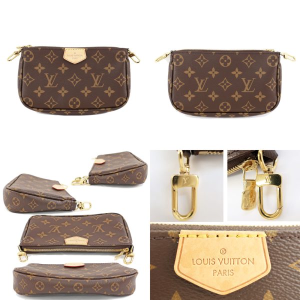 t2406 06 003676nt 04 Louis Vuitton Multi Pochette Accessoire Shoulder Bag Brown