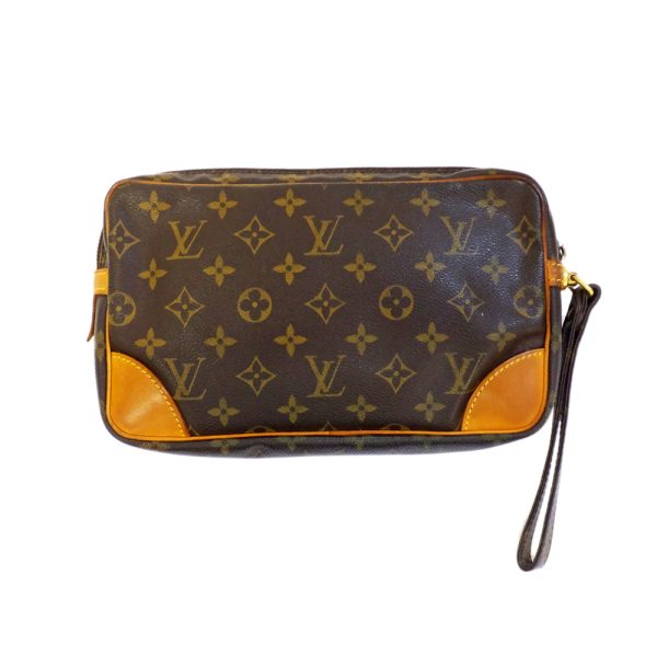 t2406 06 004042hm 01 Louis Vuitton Marly Dragonne Monogram M51825 Brown Shoulder Bag