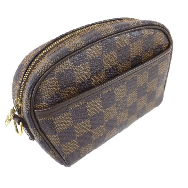 t2406 06 004672kh 09 Louis Vuitton Pochette Ipanema Shoulder Bag Damier Brown