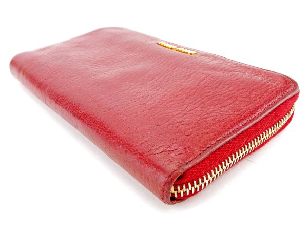 t4048 2 Miu Miu long wallet red t4048