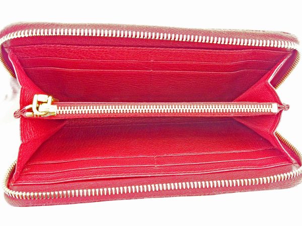 t4048 4 Miu Miu long wallet red t4048