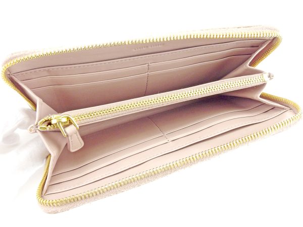 t5183 4 Miu Miu long wallet crocodile beige T5183