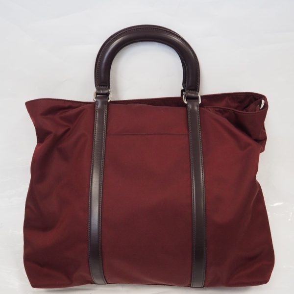 th965301 5 Prada Tote Bag 2way Shoulder Bag Nylon Bordeaux