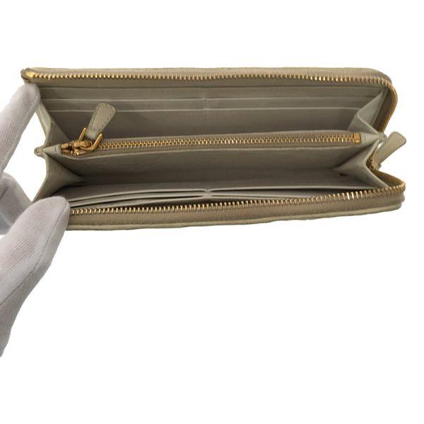 va5ja683f4qm 3 Miu Miu | L shaped wallet long wallet Ivory