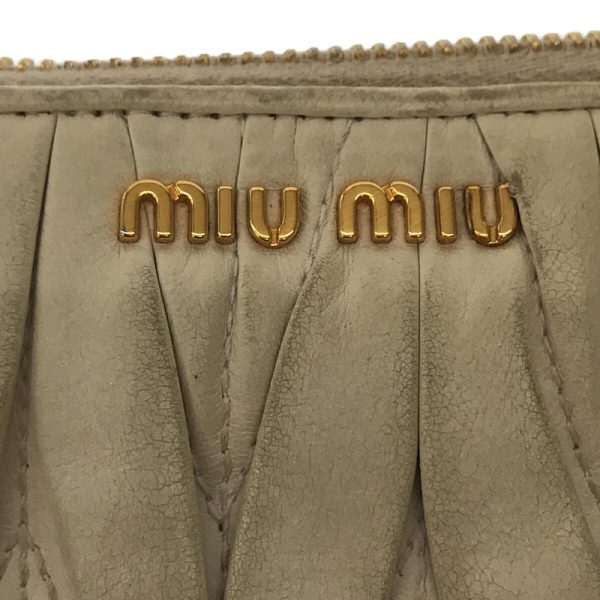 va5ja683f4qm 4 Miu Miu | L shaped wallet long wallet Ivory