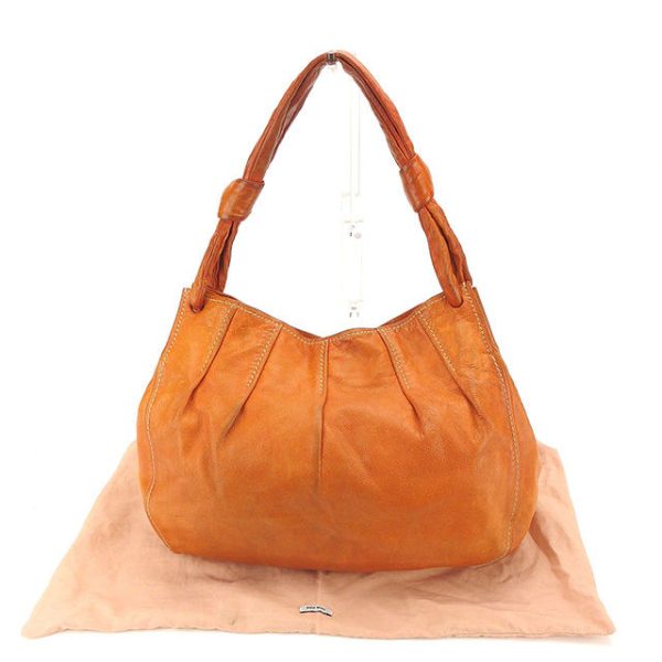 y5337 Miu Miu Shoulder Bag One Shoulder Orange Bag Shoulder Bag T14488