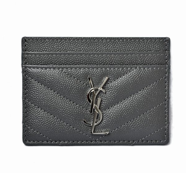 yal 201104 708 4 1 Saint Laurent Card Case Monogram Black