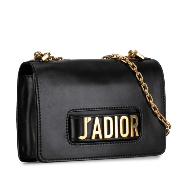 ygyce2jno4reiv2a 2 Dior JADIOR Chain Shoulder Bag Black Bag