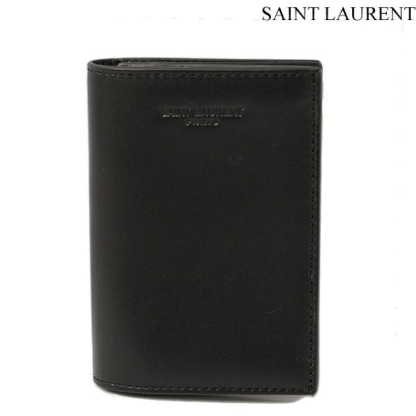 ysl 018 15 1 Saint Laurent Card Case BoClassic Black