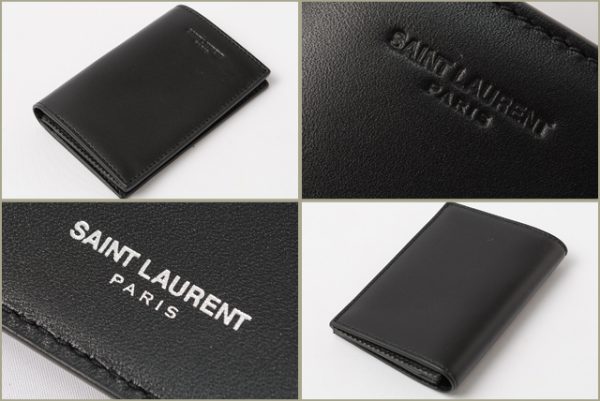 ysl 018 15 2 Saint Laurent Card Case BoClassic Black