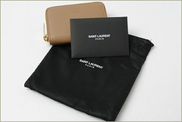 ysl 040 15 4 Saint Laurent Paris Coin Case BoClassic Caramel