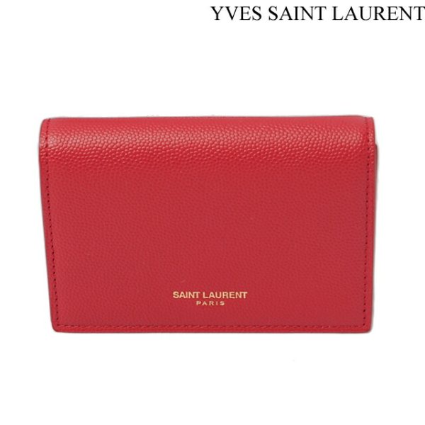 ysl 048 15 1 Saint Laurent Card Holder Pink