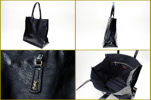 ysl 077 2 Yves Saint Laurent Tote Bag Walky Black