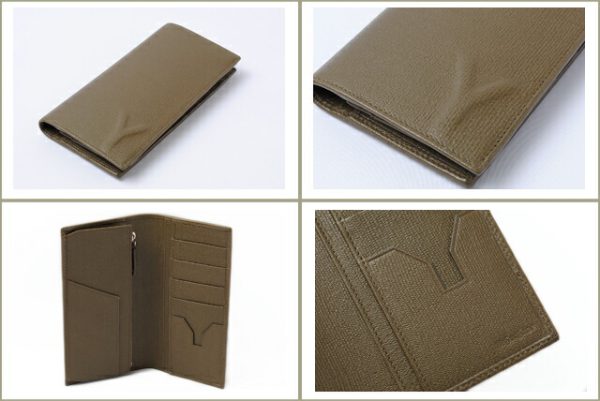 ysl 097 2 Yves Saint Laurent Wallet Olive Green