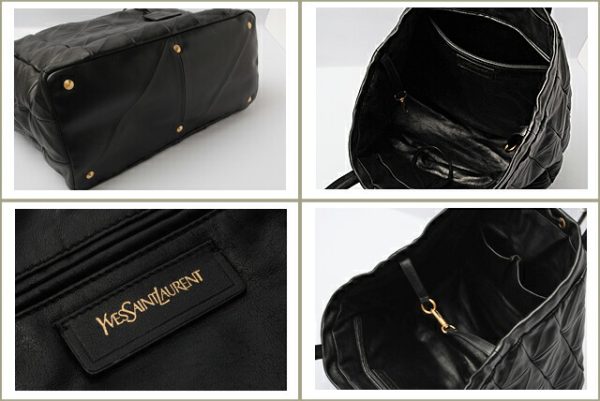 ysl 126 2 Yves Saint Laurent Shoulder Bag Lambskin Black