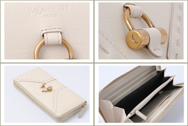 ysl 150 2 Yves Saint Laurent Pass Case Beige