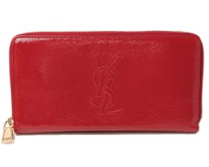 ysl 16 008 1 Salvatore Ferragamo Coin Case Vera Ribbon Leather Brown