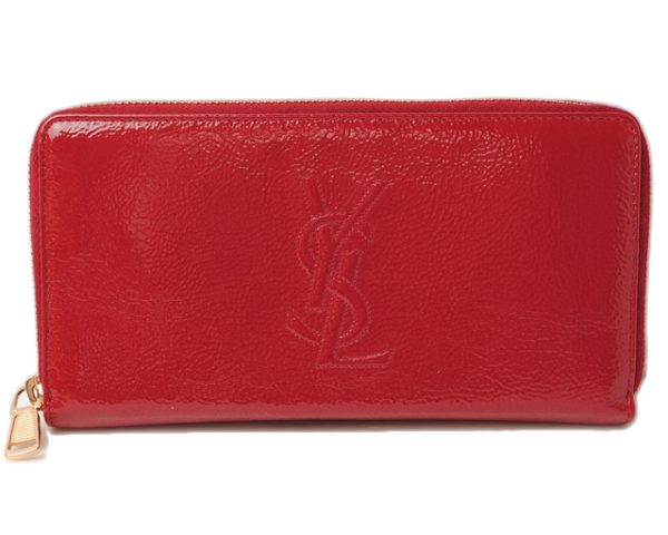 ysl 16 008 1 Saint Laurent Wallet Patent Red