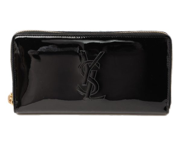 ysl 16 009 1 Saint Laurent Wallet Patent Black