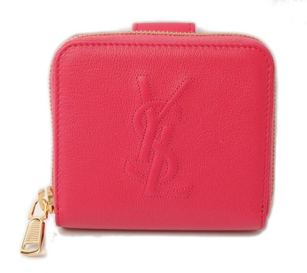 ysl 16 010 1 Saint Laurent Wallet Fuchsia Pink