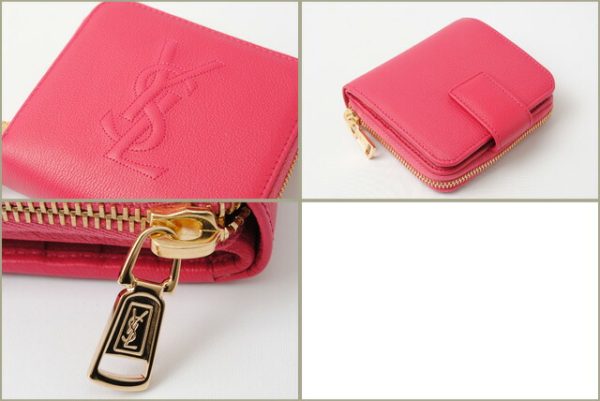 ysl 16 010 2 Saint Laurent Wallet Fuchsia Pink