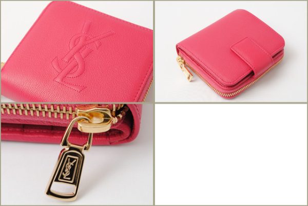 ysl 16 010 2 Saint Laurent Wallet FFuchsia Pink