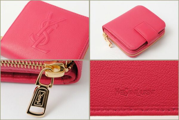 ysl 16 010 5 Saint Laurent Wallet Fuchsia Pink