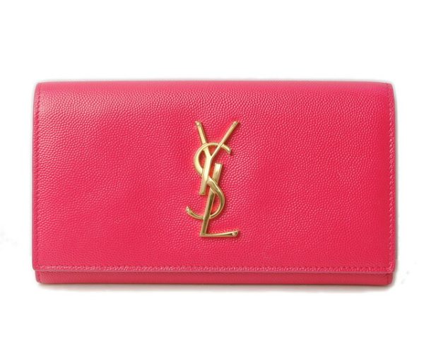 ysl 16 021 1 Saint Laurent Wallet Fuchsia Pink