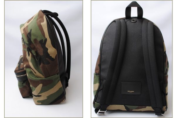 ysl 18 013 3 Saint Laurent Backpack Camouflage Green