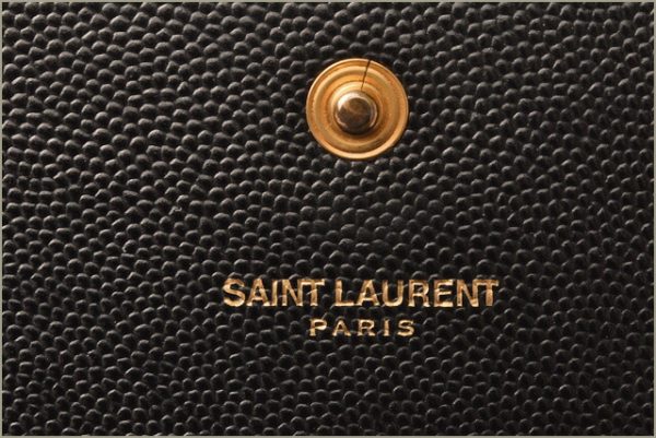 ysl 18 019 9 Saint Laurent Wallet Long Black Star