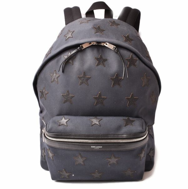 ysl 19 008 1 Saint Laurent Backpack City California Blue Black