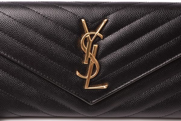 ysl 19 018 2 Saint Laurent Long Wallet Black