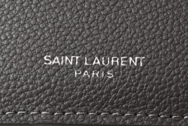 ysl 19 021 3 Saint Laurent Coin Case Ship Pouch Calf Black