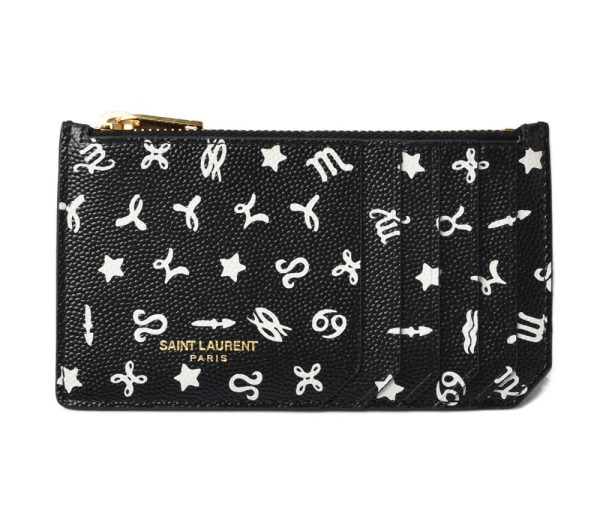 ysl 19 027 1 Saint Laurent Coin Case Ship Pouch Calf Multicolor