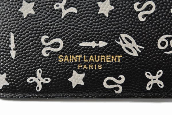 ysl 19 027 4 Saint Laurent Coin Case Ship Pouch Calf Multicolor